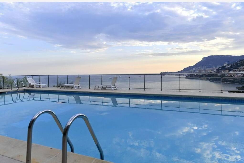 Grand Bleu, Appartamento Vista Mare E Monaco Roquebrune-Cap-Martin Zewnętrze zdjęcie