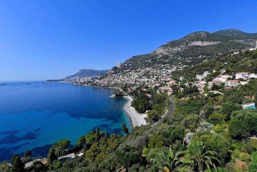 Grand Bleu, Appartamento Vista Mare E Monaco Roquebrune-Cap-Martin Zewnętrze zdjęcie